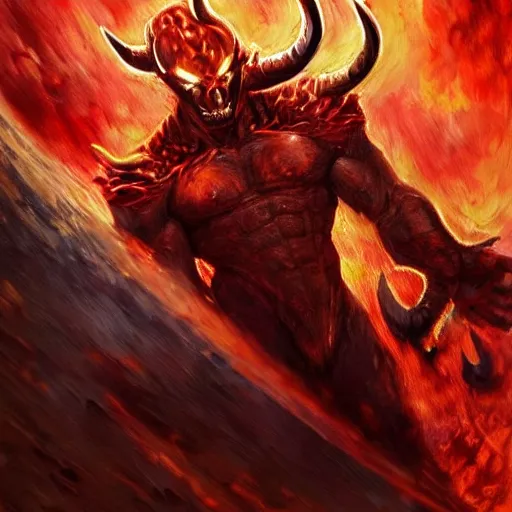 Image similar to surtur during ragnarok, artstation hall of fame gallery, editors choice, #1 digital painting of all time, most beautiful image ever created, emotionally evocative, greatest art ever made, lifetime achievement magnum opus masterpiece, the most amazing breathtaking image with the deepest message ever painted, a thing of beauty beyond imagination or words