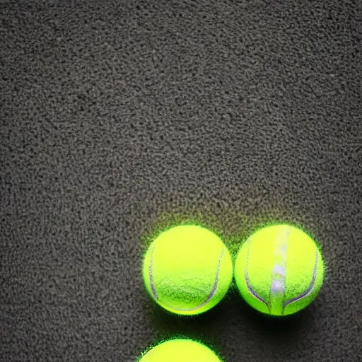 Prompt: tennis ball texture