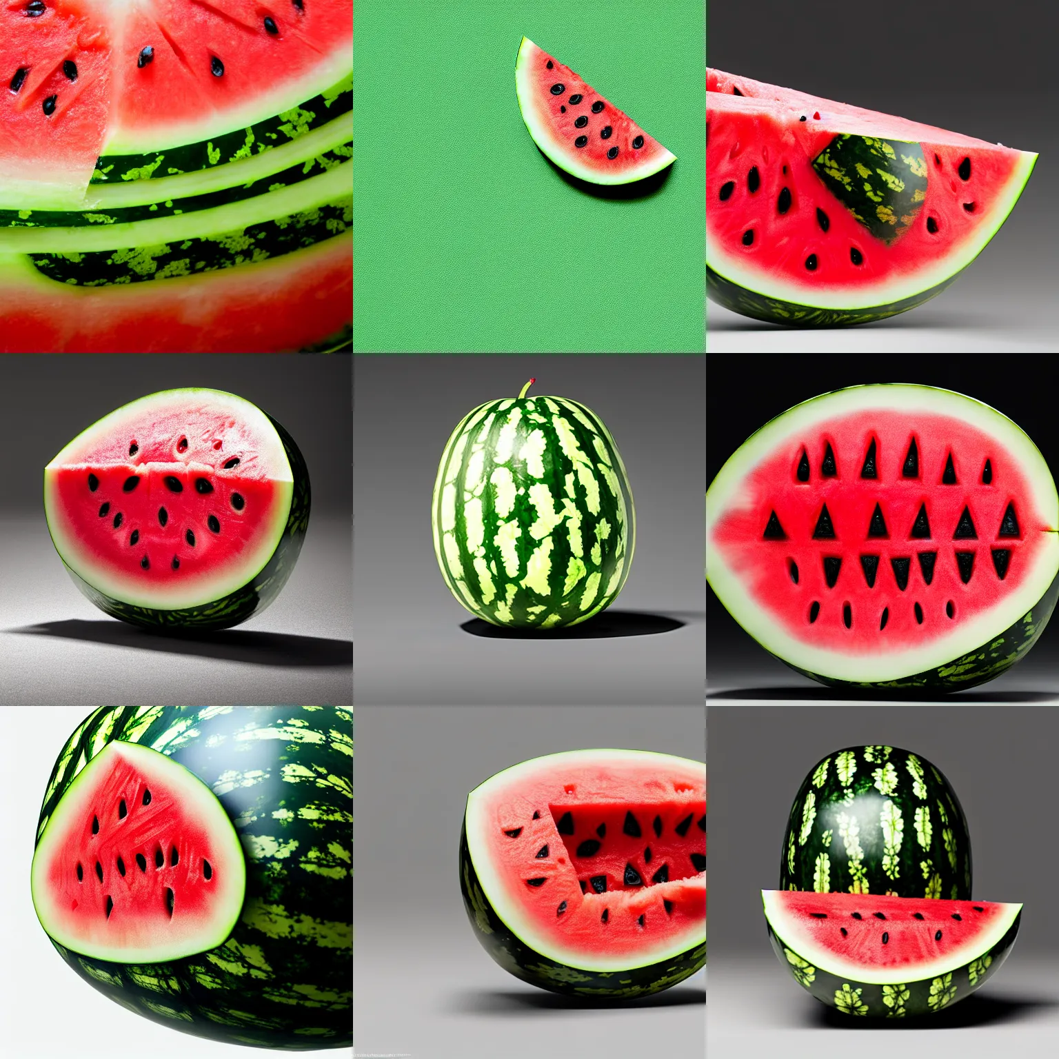 Prompt: a whole watermelon, detailed render, 8k