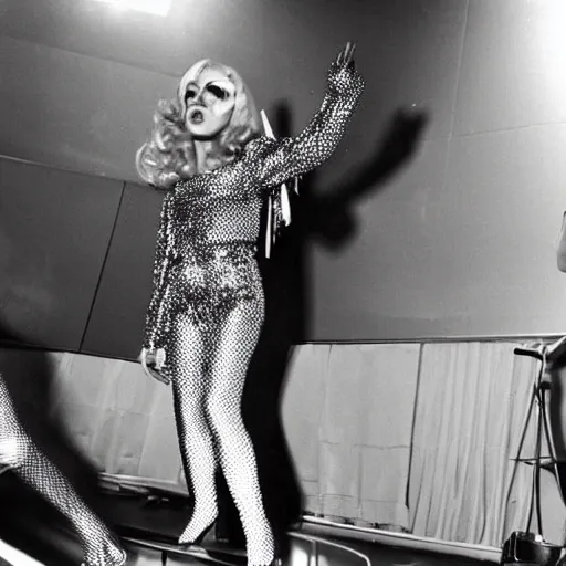 Prompt: Lady Gaga 70s disco dance