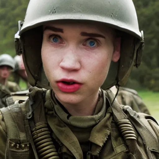 Prompt: grimes in saving private ryan