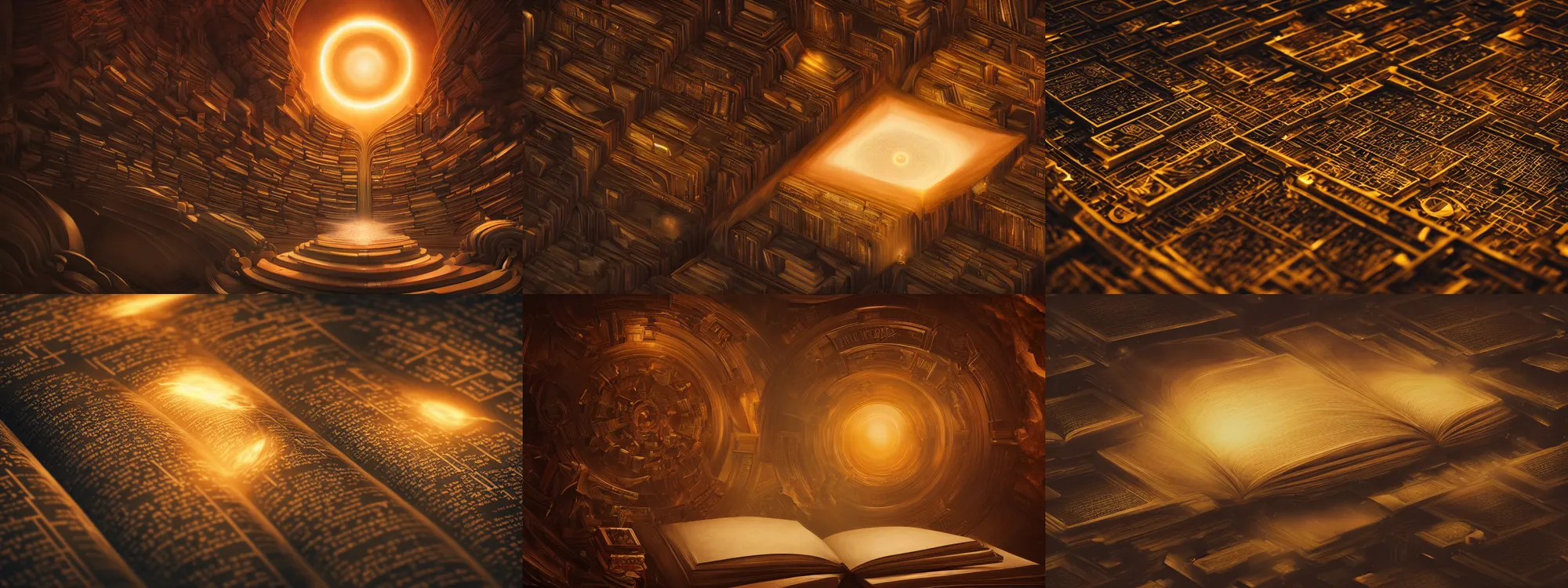 Prompt: infinite celestial library, endless books, close up, Noah Bradley, XF IQ4, f/1.4, ISO 200, 1/160s, 8K, RAW, featured in artstation, octane render, ,cinematic, elegant, intricate, 8k