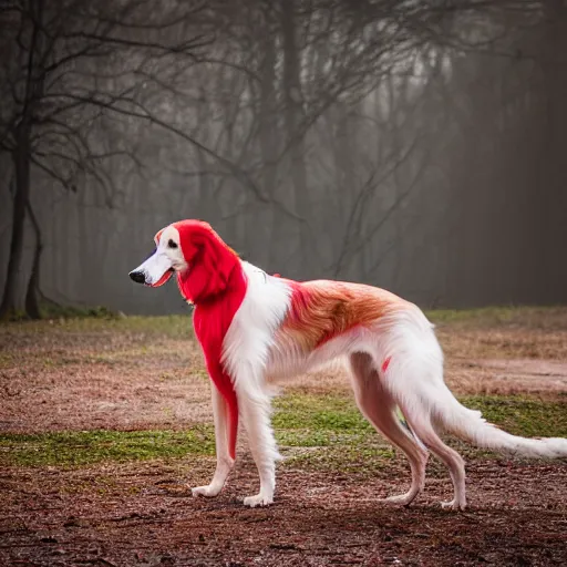 Image similar to A Red Borzoi Dog (EOS 5DS R, ISO100, f/8, 1/125, 84mm, postprocessed)