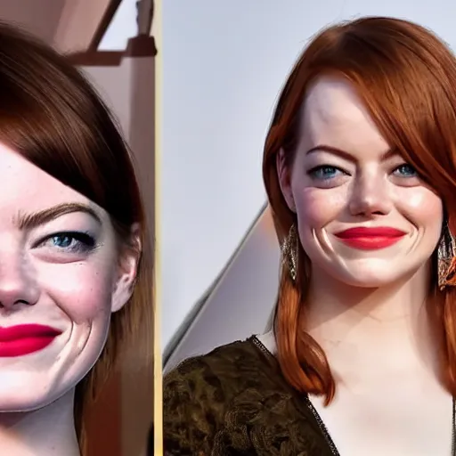 Image similar to emma stone is gollum from lord of the rings, 3 strands of hair, bad teeth, in a cave, 8k ultra real