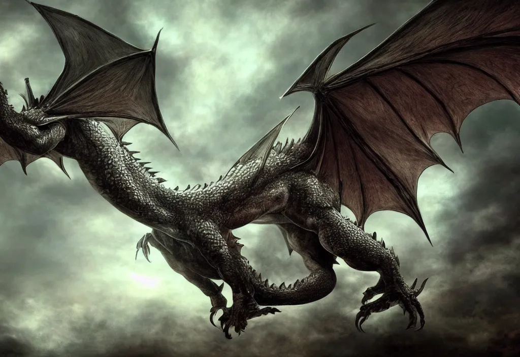 Image similar to cool realistic dragon worth being my wallpaper