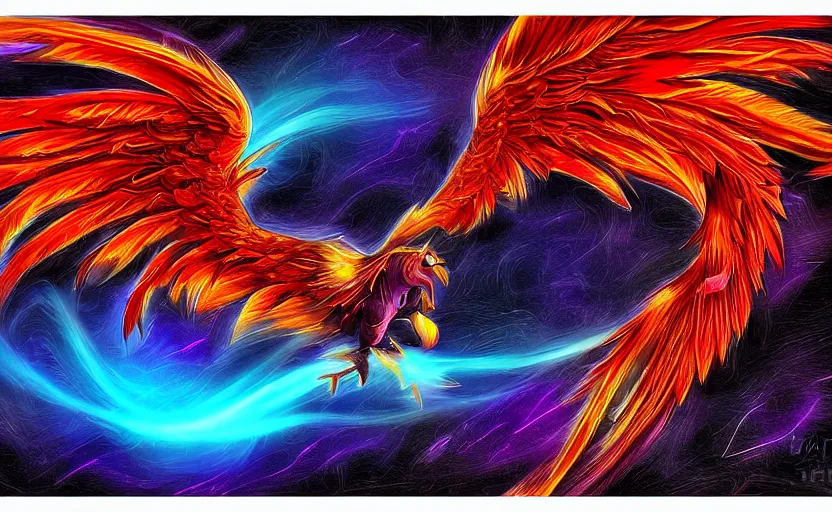 Image similar to Phoenix digital art