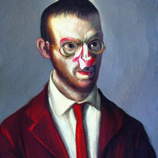 Image similar to sociopath-Simon painting by Thomas-Montacellinio