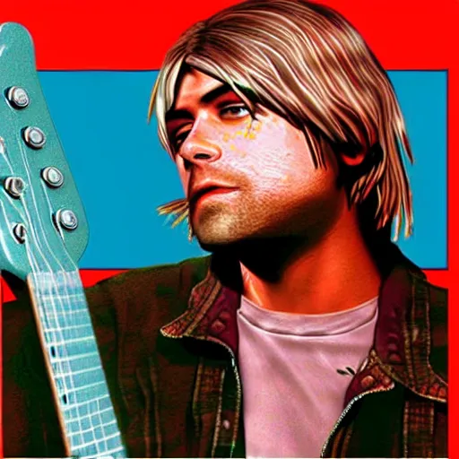 Image similar to Kurt Cobain as N64 graphics
