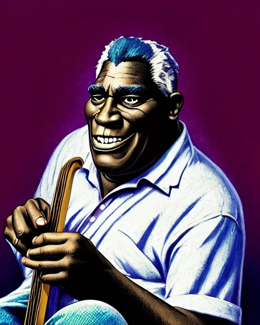 Image similar to disney pixar portrait 8 k photo of blues musician howlin'wolf : : by weta, greg rutkowski, wlop, ilya kuvshinov, rossdraws, artgerm, annie leibovitz, rave, unreal engine, alphonse mucha : :