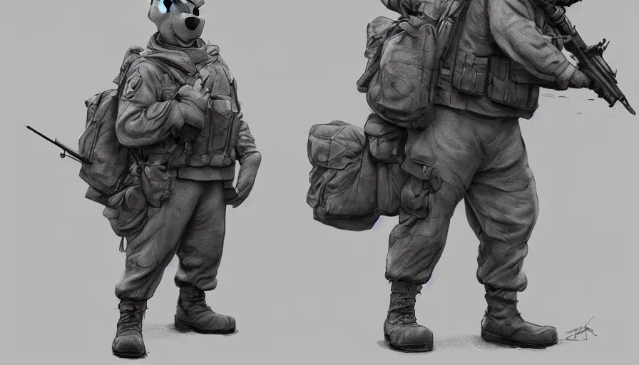 Image similar to winnie the pooh as soldier during d - day, hyperdetailed, artstation, cgsociety, 8 k