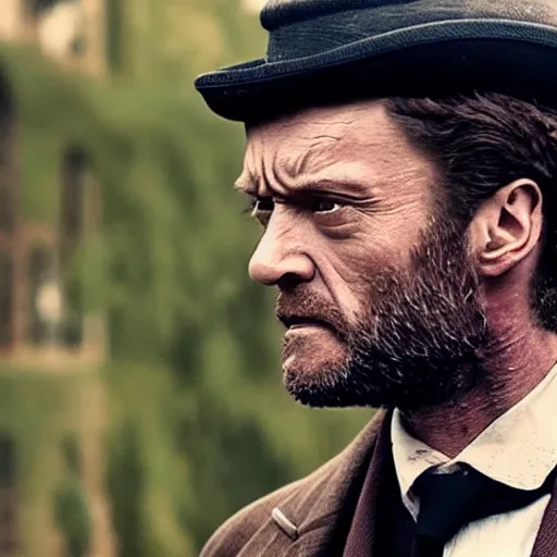 Image similar to Wolverine in Peaky Blinders very detailed 4K quality super realistic