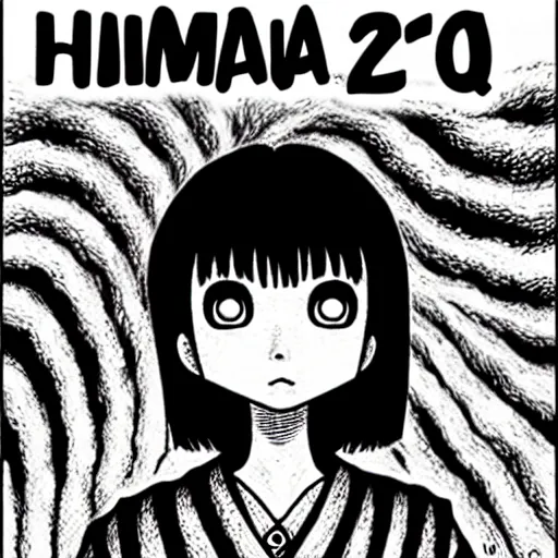 Image similar to hiroshima nuclear attack manga by junji ito