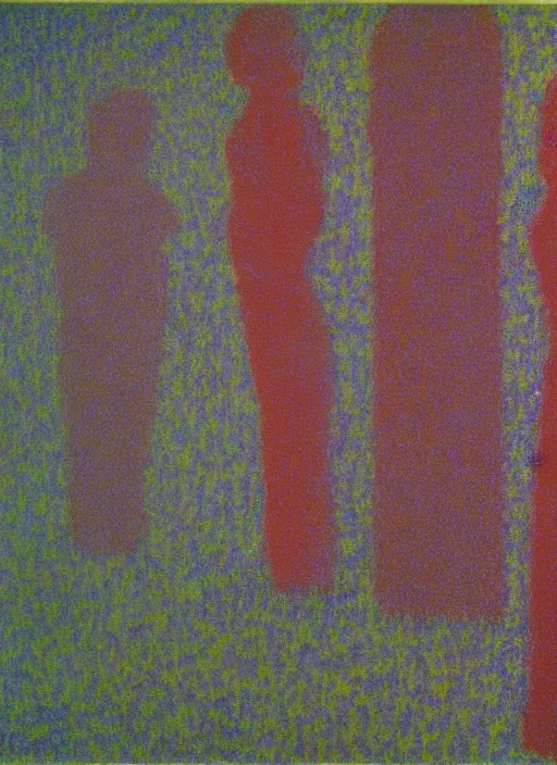 Image similar to a film still of suspiria by dario argento 1 9 7 7 movie, painted by georges seurat, impressionism, pointillism, high quality, detailed