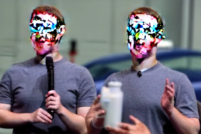 Image similar to mark Zuckerberg using nos in the fast and the furious