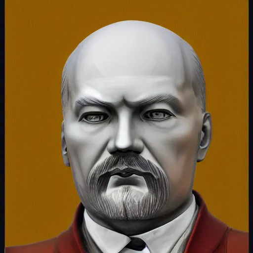 Prompt: lenin, cgi, fantasy, symmetry