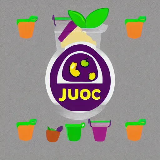 Prompt: A logo for a smoothie shop called Juice N Go
