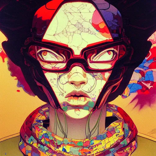 Image similar to citizen portrait soft light painted by james jean and katsuhiro otomo and erik jones, inspired by kenyan akira anime, smooth face feature, intricate oil painting, high detail illustration, sharp high detail, manga and anime 1 9 9 9