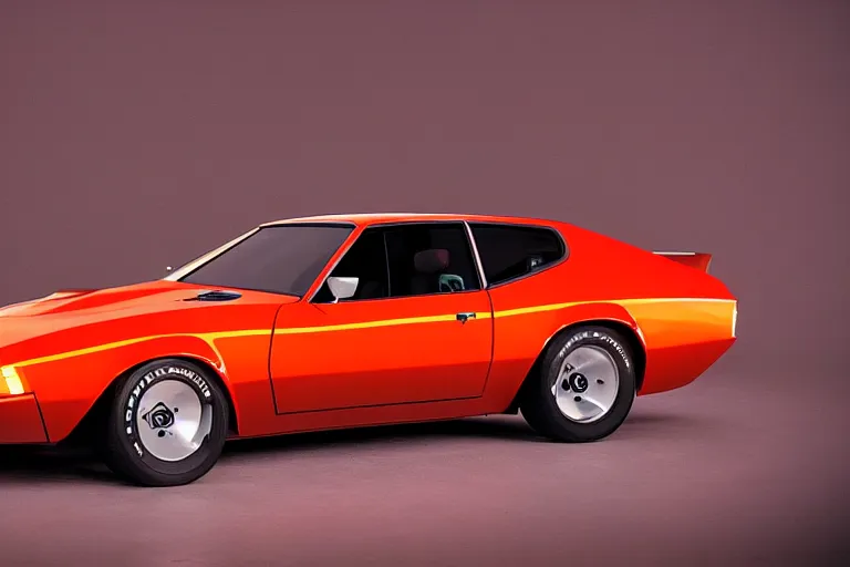 Prompt: designed by giorgetto giugiaro stylized poser of a single 1 9 7 3 bmw m 1 chevelle, thick neon lights, ektachrome photograph, volumetric lighting, f 8 aperture, cinematic eastman 5 3 8 4 film