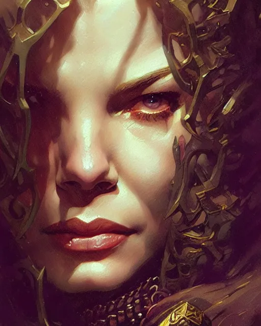 Prompt: gorgeous young lauren bacall, fantasy character portrait, ultra realistic, concept art, intricate details, highly detailed by greg rutkowski, gaston bussiere, craig mullins, simon bisley