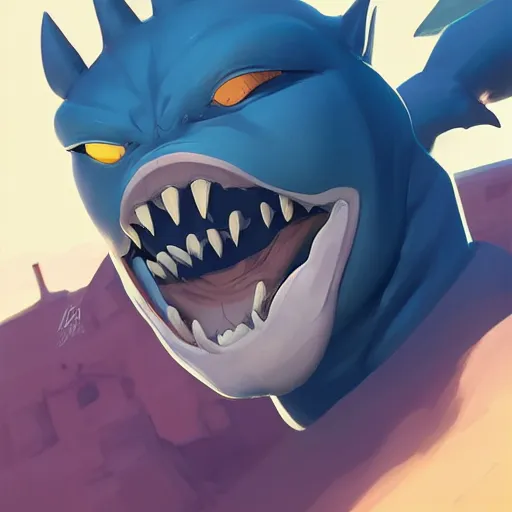 Image similar to face icon stylized minimalist street sharks, loftis, cory behance hd by jesper ejsing, by rhads, makoto shinkai and lois van baarle, ilya kuvshinov, rossdraws global illumination