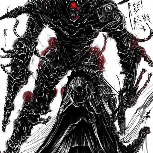 Image similar to doom, undead, tsutomu nihei art