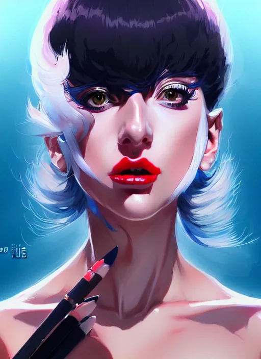 Prompt: lady gaga, portrait shinkai makoto studio ghibli studio key hideaki anno sakimichan stanley artgerm lau rossdraws james jean marc simonetti elegant highly detailed digital painting artstation pixiv