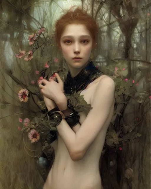 Prompt: surreal beauty by Edgar Maxence and Ross Tran