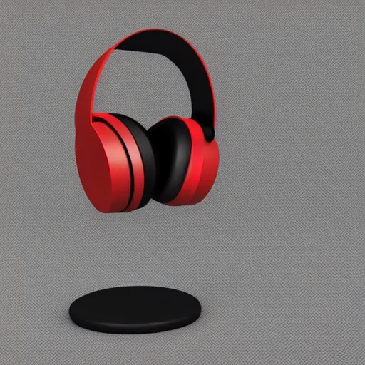 Image similar to headphone stand!!!!, futuristic, techno, cyberpunk, product design, 3 d render, concept, fun, swag