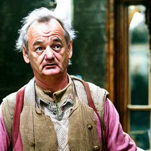 Prompt: bill murray in harry potter