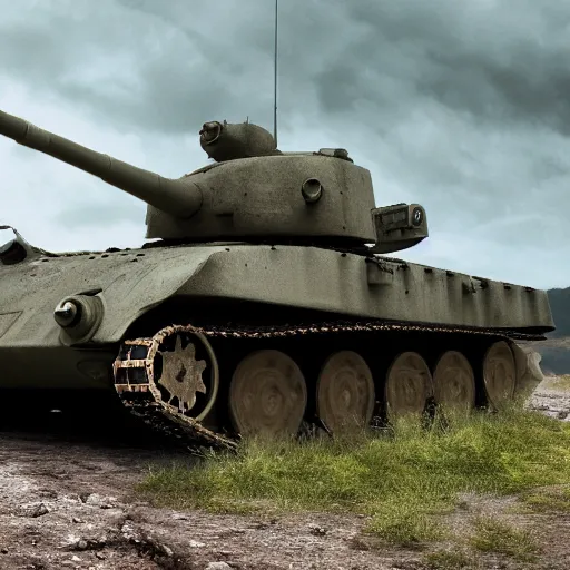 Prompt: panzer tank, cinematic photography, 4k