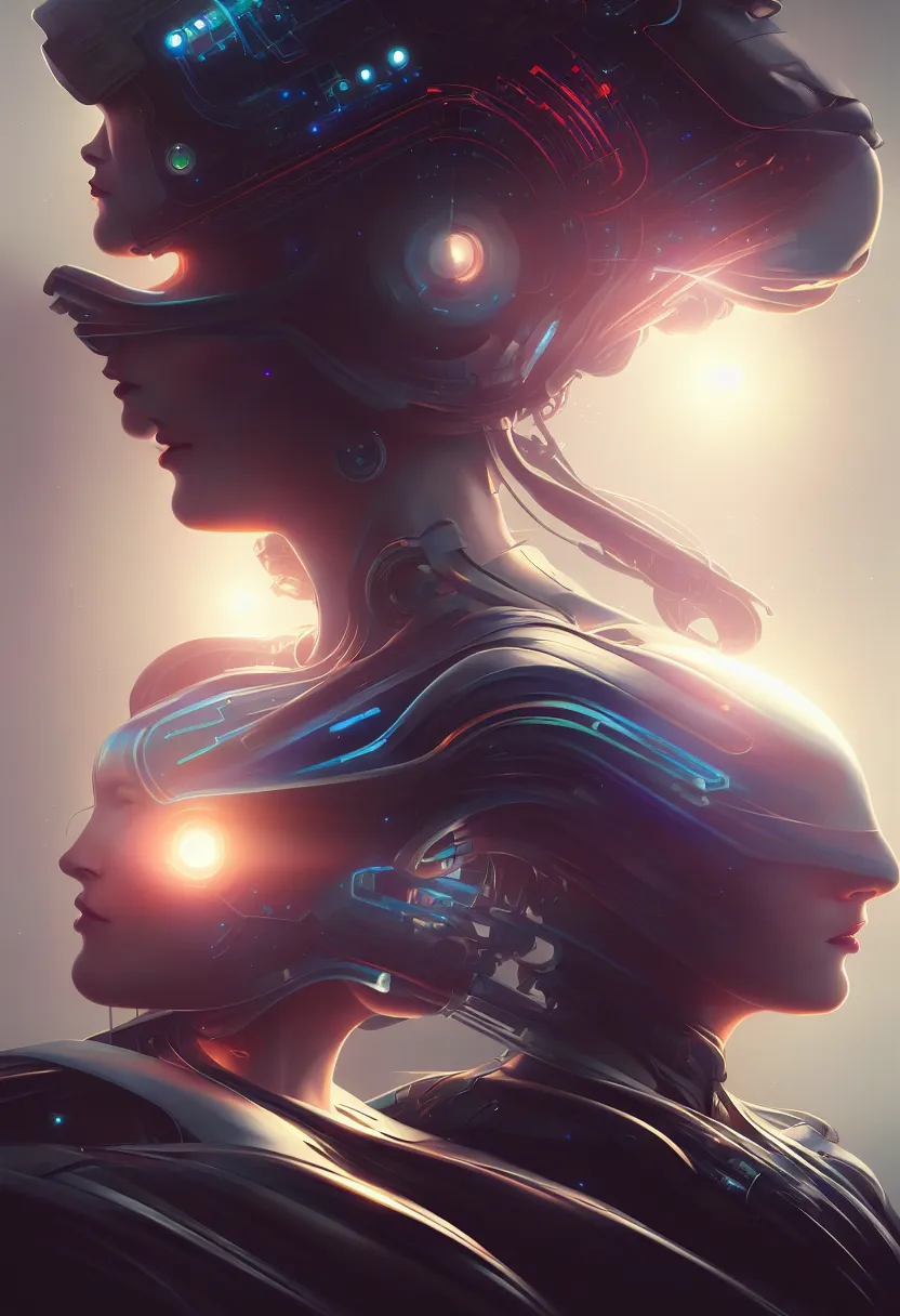Image similar to futuristic machine code and programming language, extremely high fidelity, 8 k, super resolution, cinematic view, super resolution, epic, hyperdetailed, digital painting, artstation, concept art, smooth, sharp focus, octane render, dramatic lighting, art by artgerm and greg rutkowski and alphonse mucha and wlop