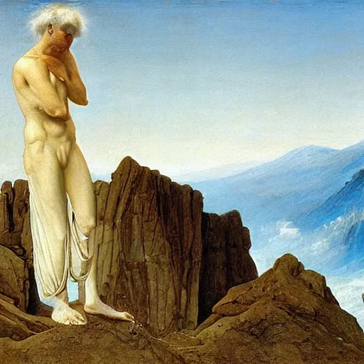 Image similar to The invention of the Internet, 1789, Painting by Caspar David Friedrich