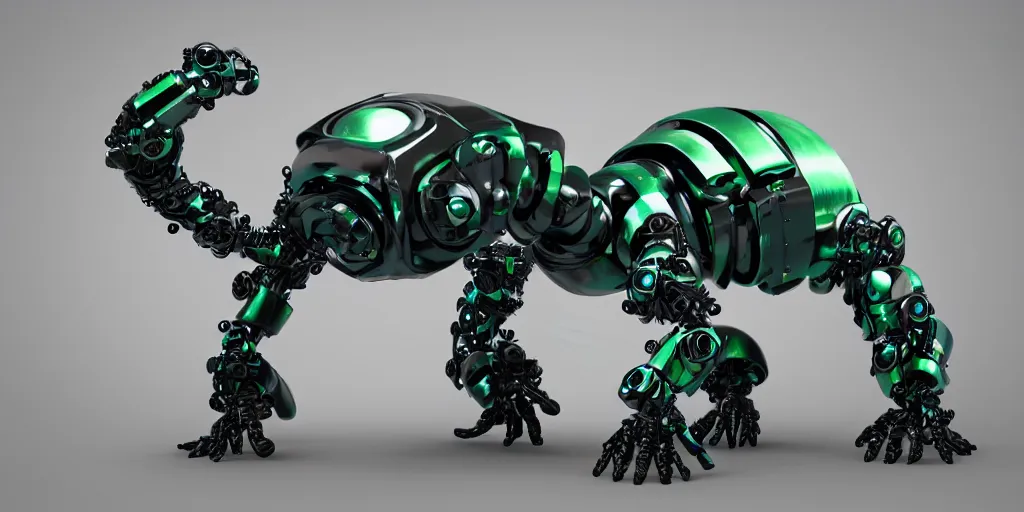 Prompt: photo of industrial design turttle biomorph Dvg TrArtifficial Smart Turbo bionicle organism biomimmicry exoskeleton hydraulics trending on behance visualisation industrial design object robot headcrab vrat unreal engine Space design concept 3D unreal engine