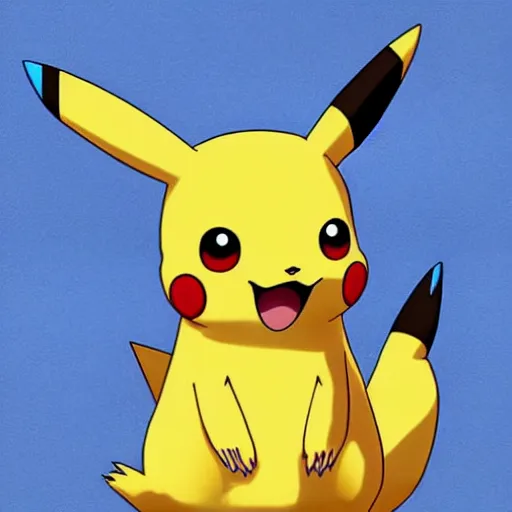 Image similar to A hybrid of ((pikachu)) and a blond terrier!!!!! anime art, pokemon, digital art, detailed, award winning