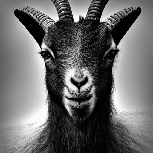 Prompt: demonic goat