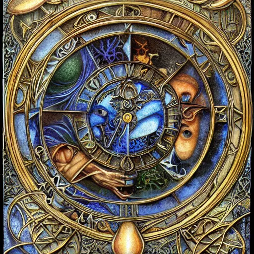 Image similar to detailed and sharp leo zodiac artwork, mystic style, detailed, 8 k, detailed, symmetrical, by brian froud