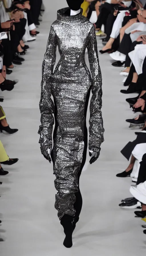 Image similar to innovative clothing design, by balenciaga, yeezy