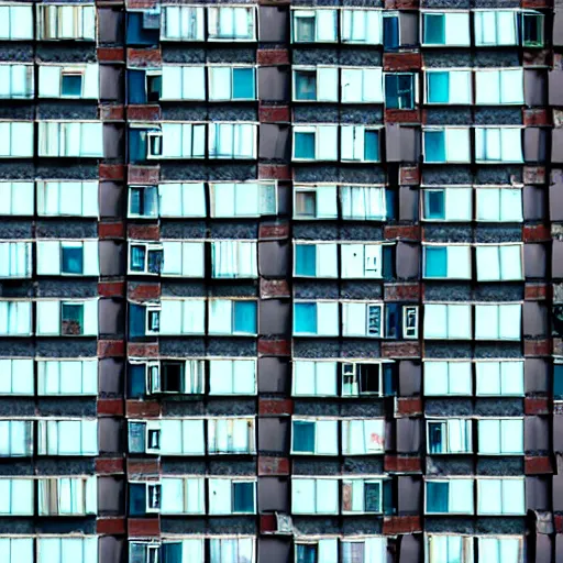 Image similar to Kowloon apartment facade texture