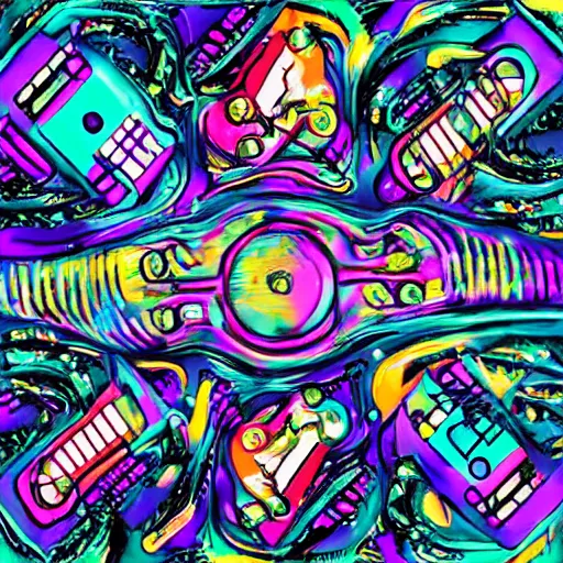 Image similar to what does music look like to aliens