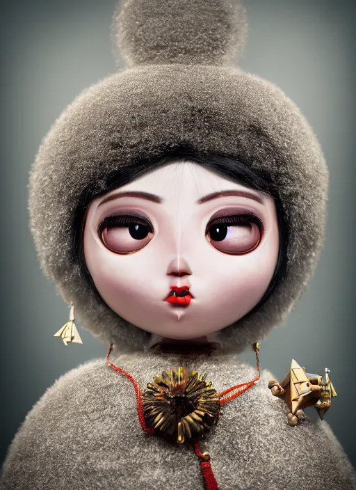 Prompt: closeup profile portrait of tin toy eskimo igloo bikini girl, depth of field, zeiss lens, detailed, symmetrical, centered, fashion photoshoot, by nicoletta ceccoli, mark ryden, lostfish, breathtaking, 8 k resolution, extremely detailed, beautiful, establishing shot, artistic, hyperrealistic, octane render