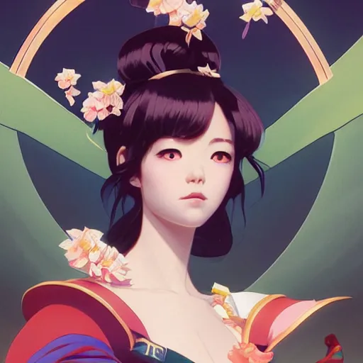 Image similar to Hotaru from the TV series Sailor Moom, fantasy, portrait, sharp focus, intricate, elegant, digital painting, artstation, matte, highly detailed, concept art, illustration, ambient lighting, art by ilya kuvshinov, artgerm, Alphonse mucha, and Greg Rutkowski