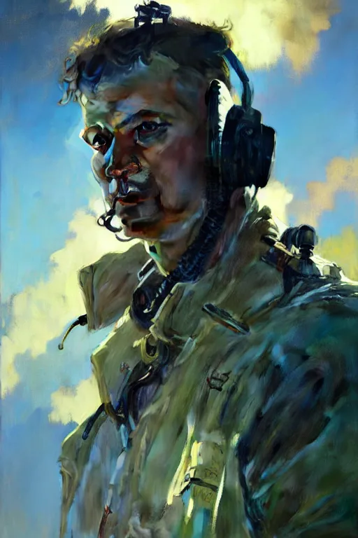Image similar to hyperrealist portrait of a airplane pilot by jeremy mann and alphonse mucha, fantasy art, photo realistic, dynamic lighting, artstation, poster, volumetric lighting, very detailed faces, 4 k, award winning