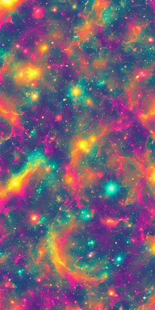 Image similar to abstract colorful galaxy pattern wallpaper, trending on artstation