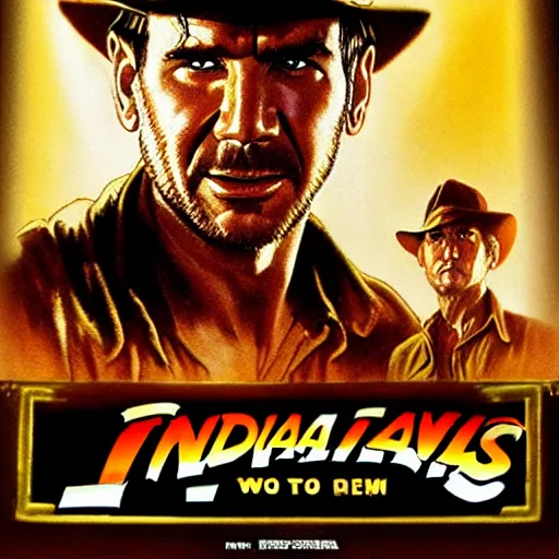 Image similar to indiana jones movie poster