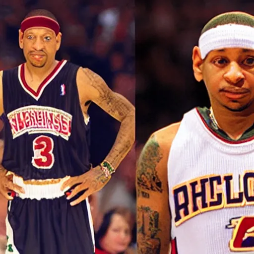 Image similar to allen iverson nenderoid