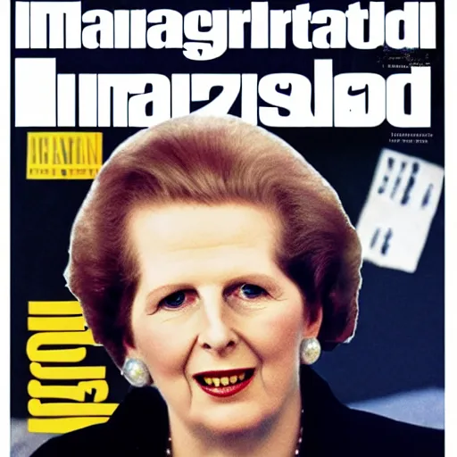 Image similar to margaret thatcher in rain on the cover of swimsuit illustrated