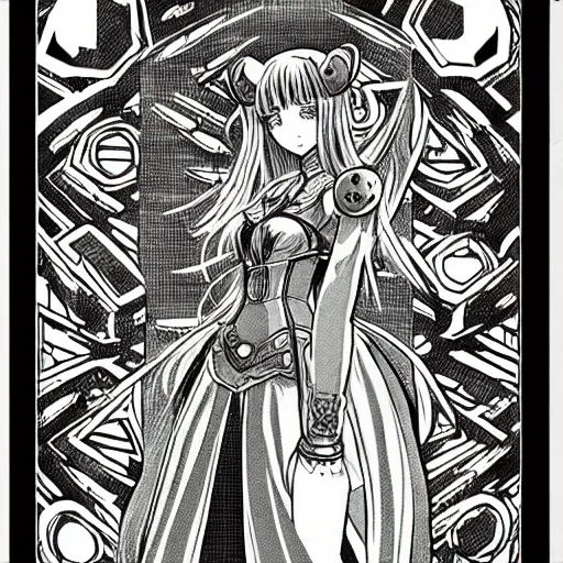 Image similar to prompt : 9 0's manga version of world of warcraft characters in black and white hyper detailed style, drawn by botticelli, smaller details, 1 9 8 0 manga style, graphic halftone details,