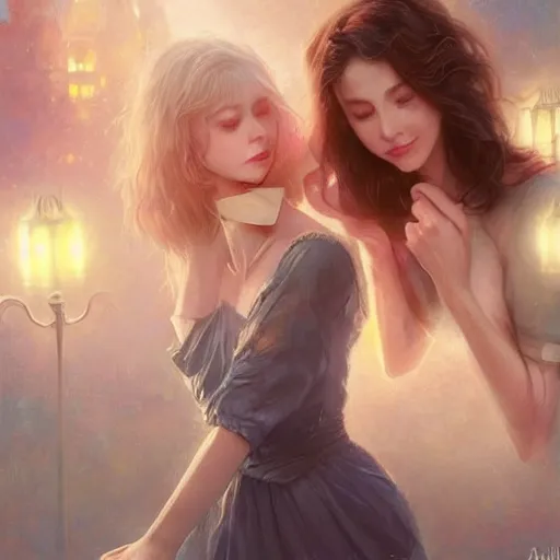 Prompt: you may say i'm a dreamer, but i'm not the only one. i hope someday you'll join us. and the world will live as one, artwork by artgerm, rendered in pov - ray, style by greg rutkowski and thomas kinkade and tim burton