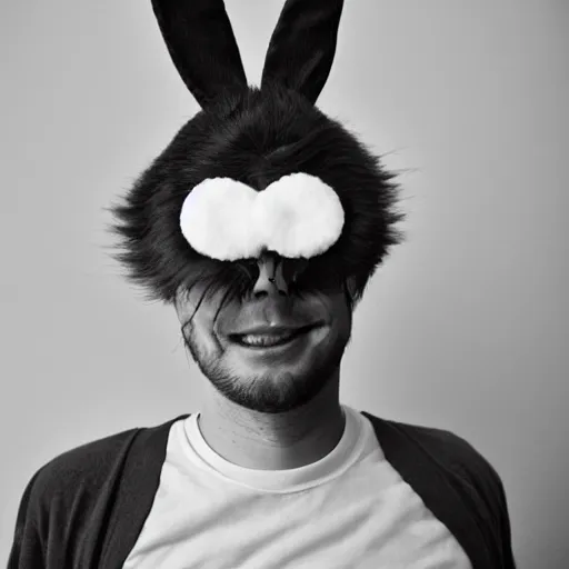 Image similar to bunny ears on a person