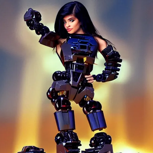 Image similar to kylie jenner as a bionicle 3 d